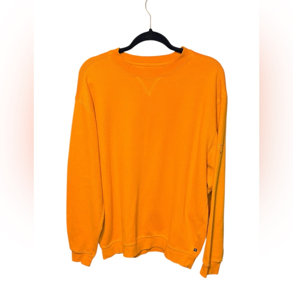 Callaway Yellow Orange Golf Crewneck Sweatshirt Men’s Large athleisure